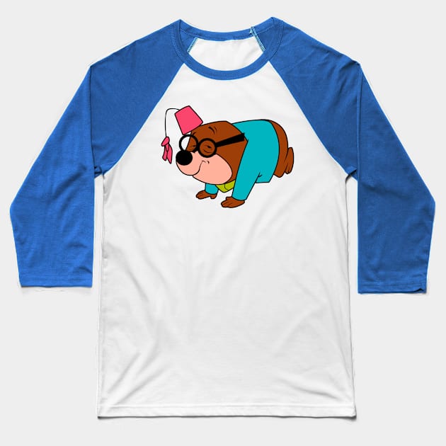 Morocco Mole - Secret Squirrel Baseball T-Shirt by LuisP96